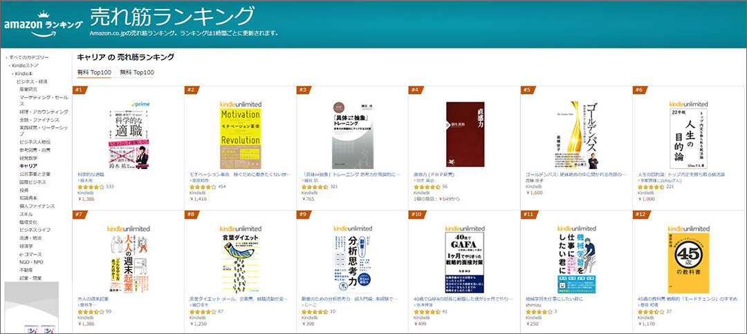 Kindle売れ筋ランキング第5位